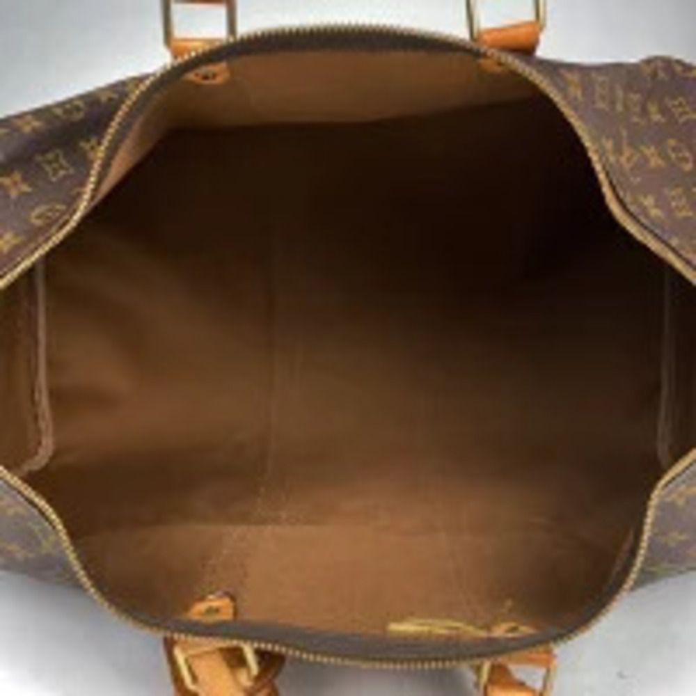 Louis Vuitton Keepall Bandoulire Travel Business Trip Boston Bag Monogram Brown - Picture 6 of 6